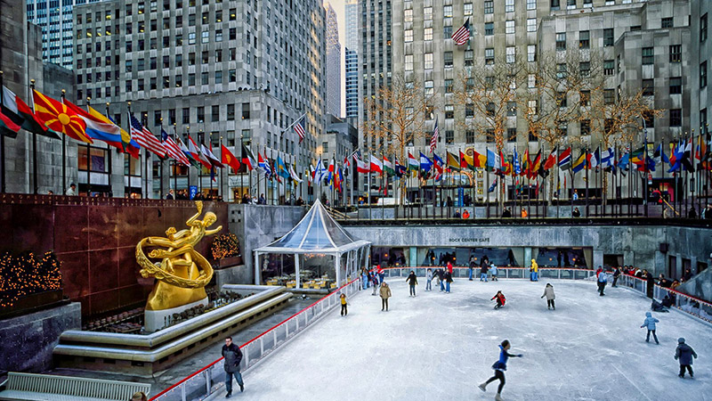 Rockefeller skating NYC